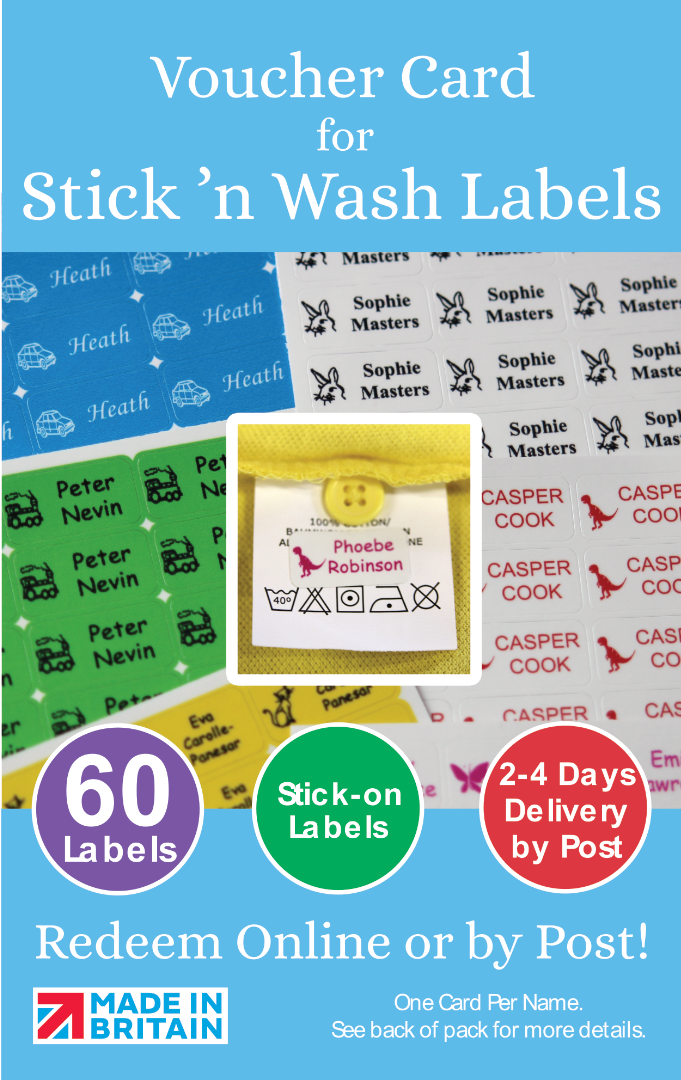 Labels - Stick & Wash
